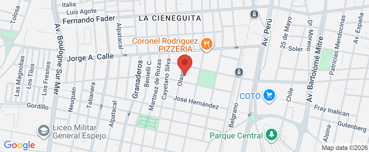 Mapa de la ubicación