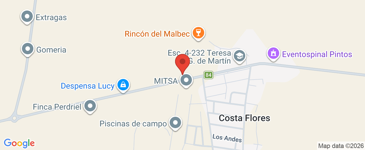Mapa de la ubicación