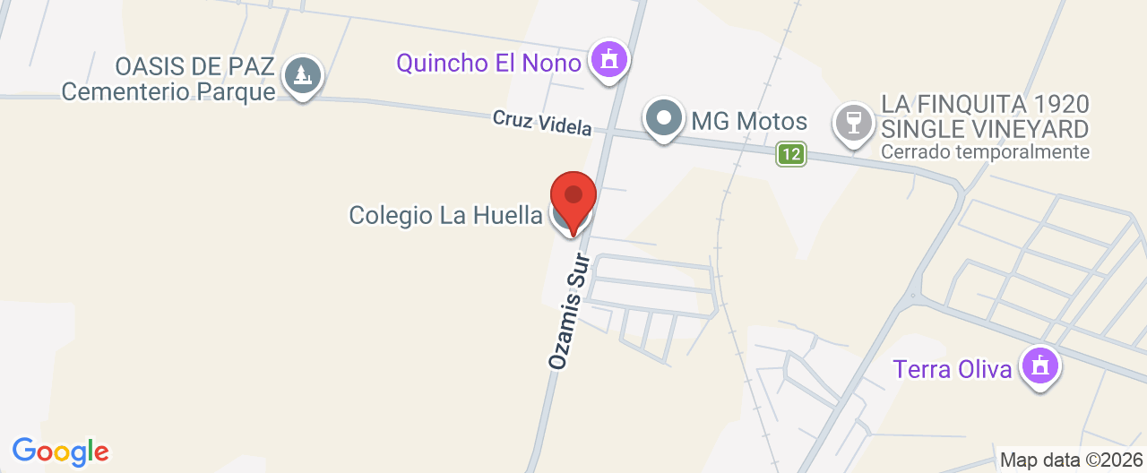 Mapa de la ubicación