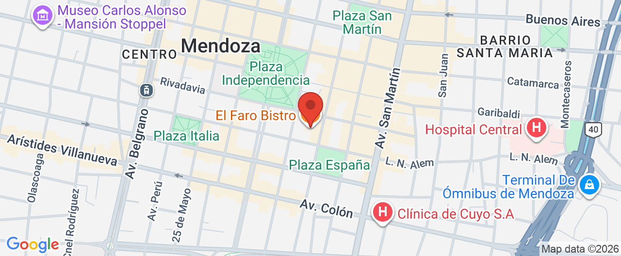 Mapa de la ubicación