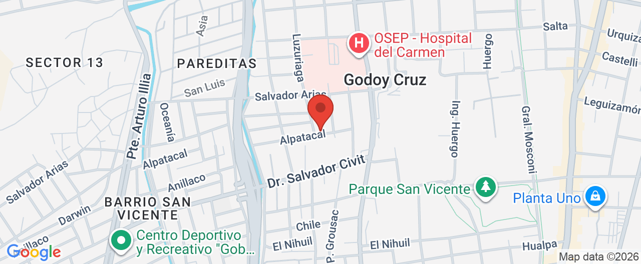 Mapa de la ubicación