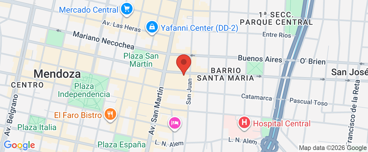 Mapa de la ubicación