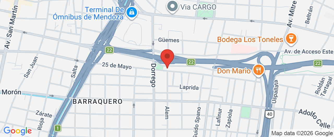 Mapa de la ubicación