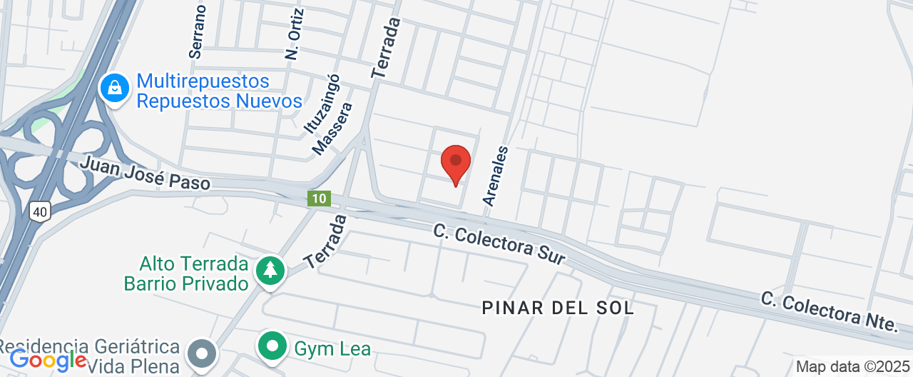 Mapa de la ubicación