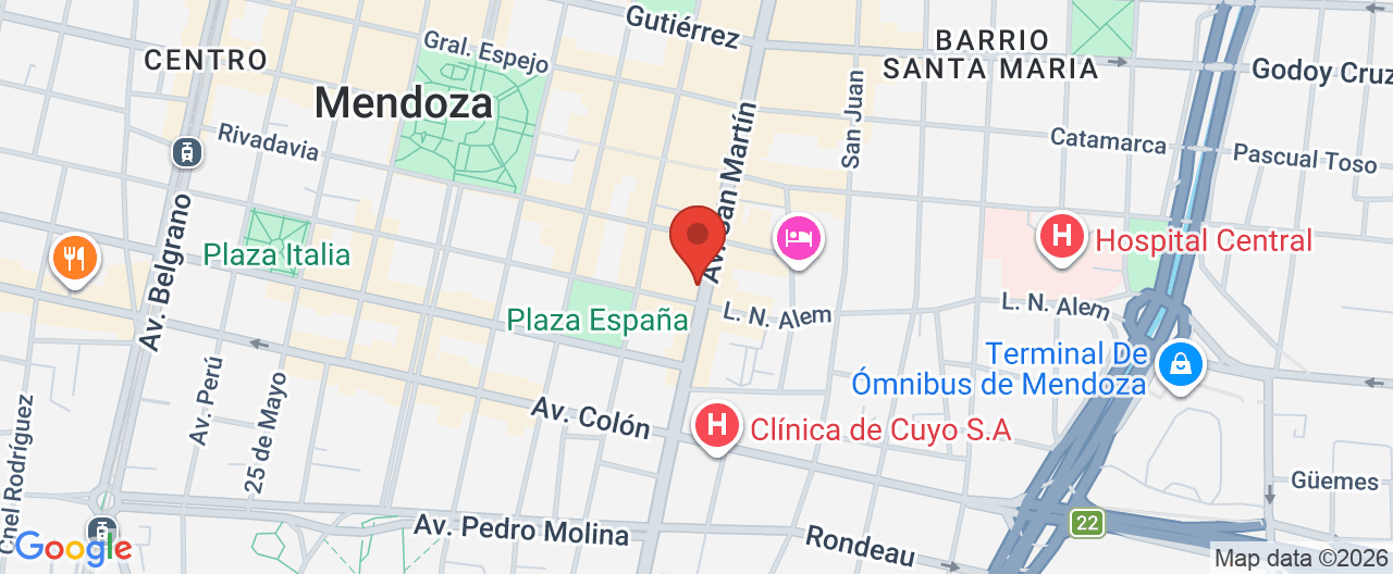 Mapa de la ubicación