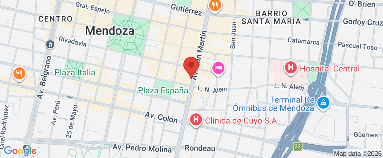 Mapa de la ubicación