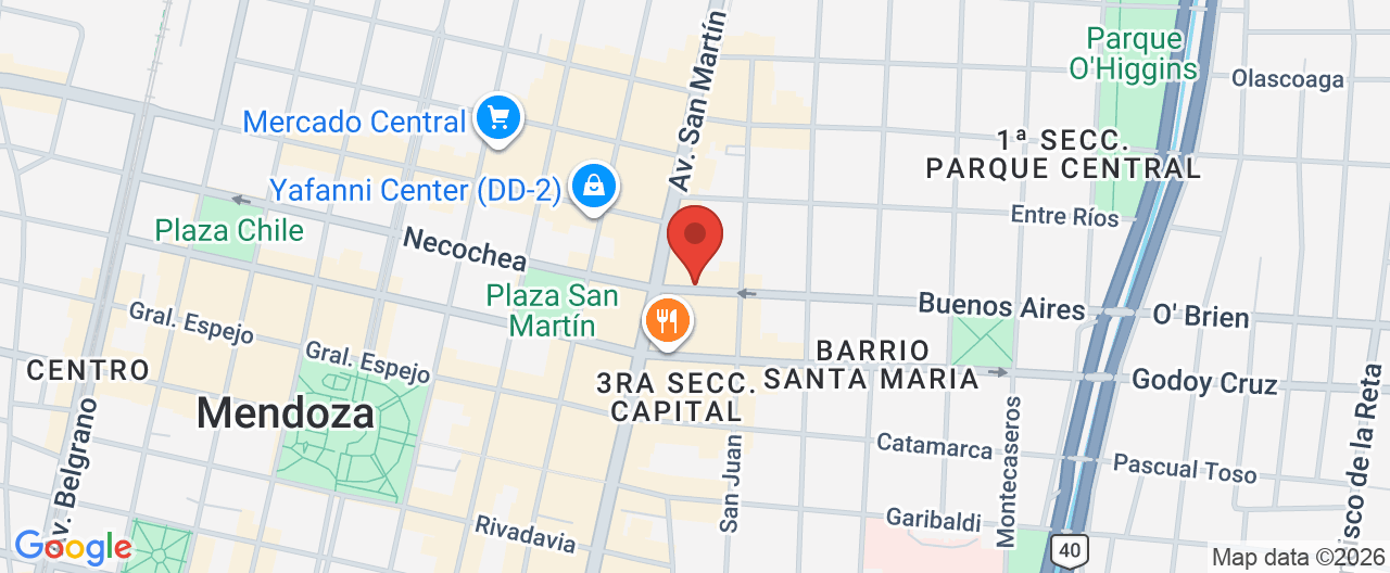Mapa de la ubicación