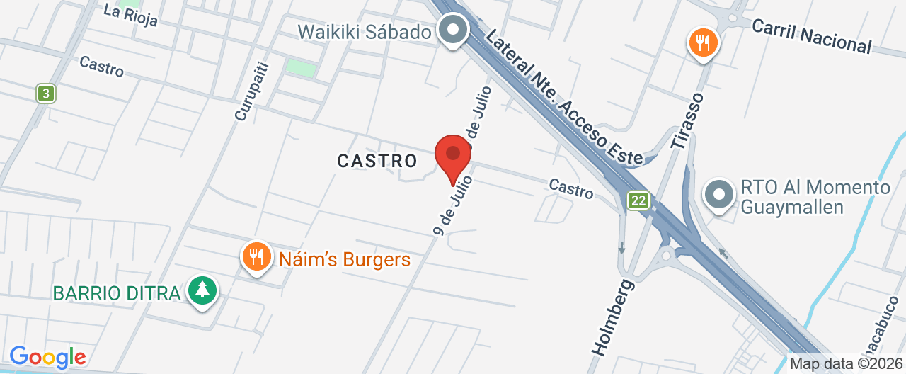 Mapa de la ubicación