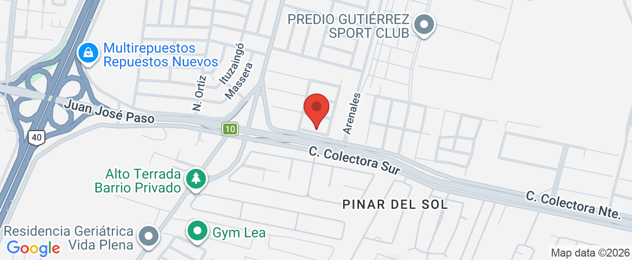 Mapa de la ubicación