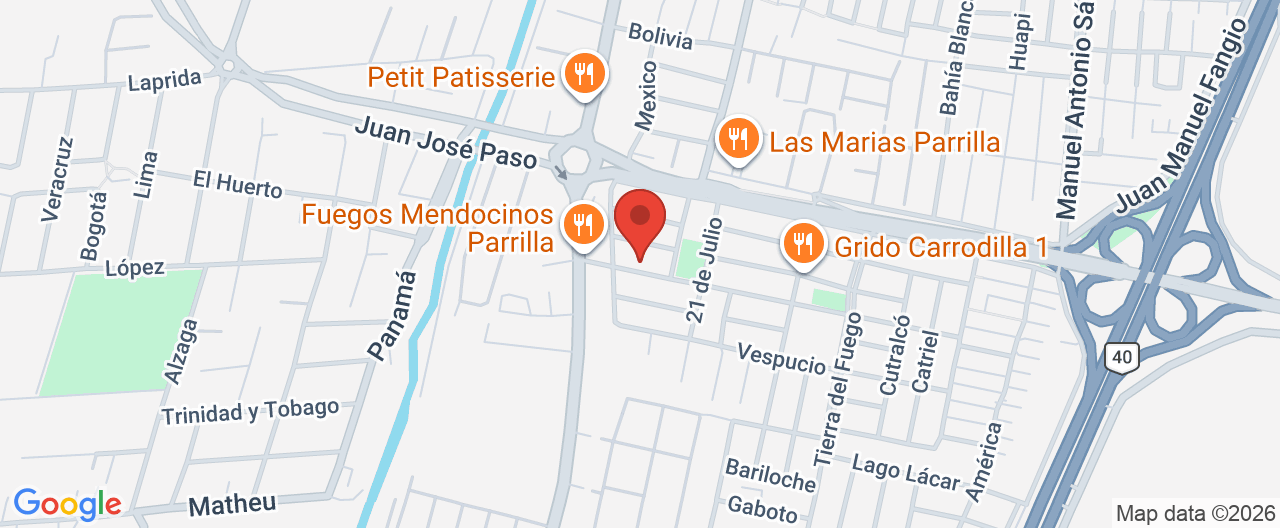 Mapa de la ubicación