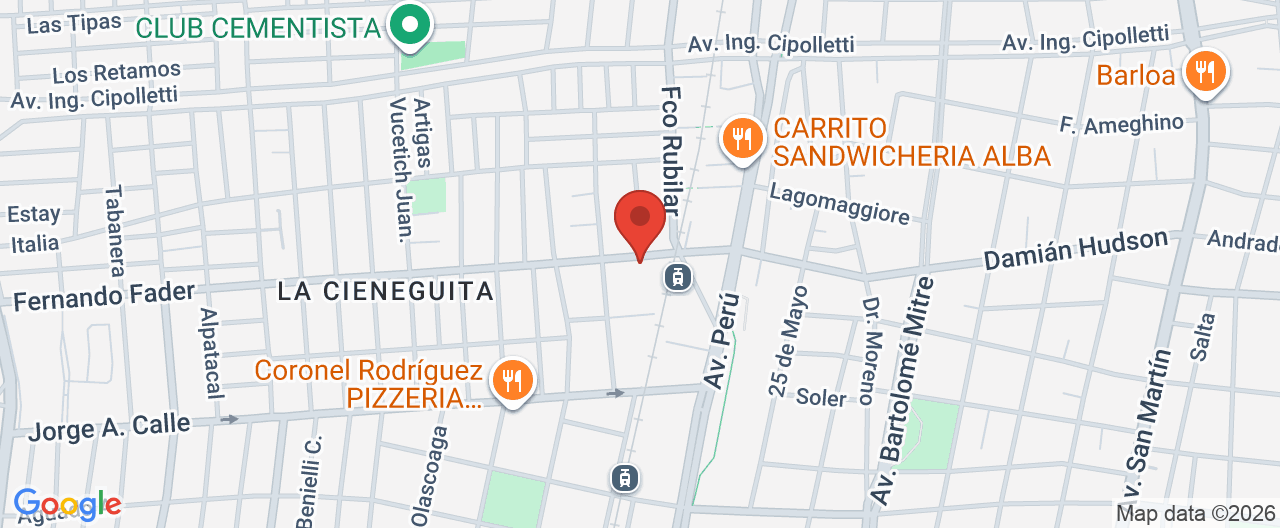 Mapa de la ubicación