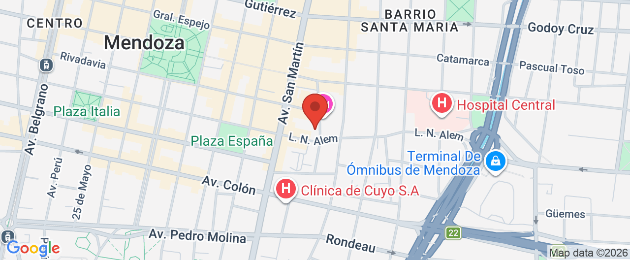 Mapa de la ubicación