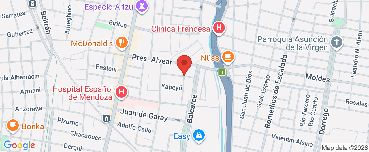 Mapa de la ubicación