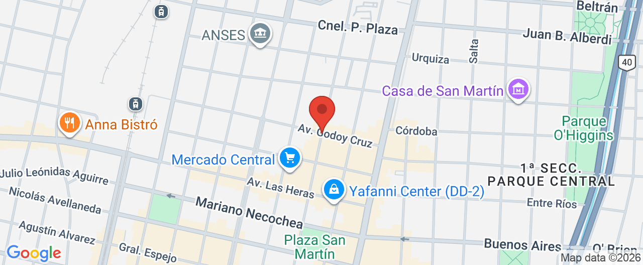 Mapa de la ubicación
