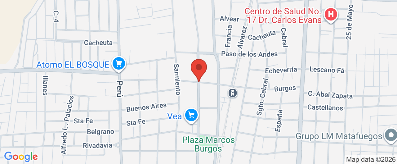 Mapa de la ubicación