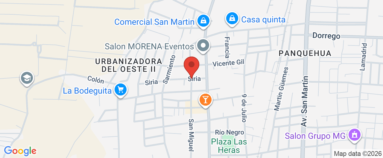 Mapa de la ubicación