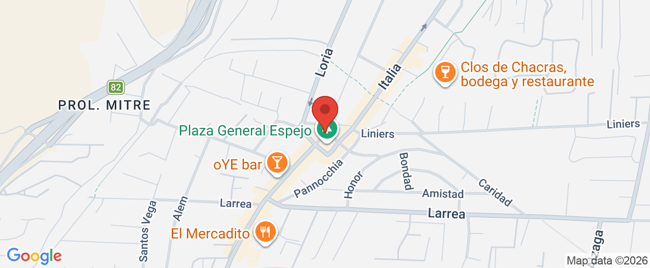 Mapa de la ubicación