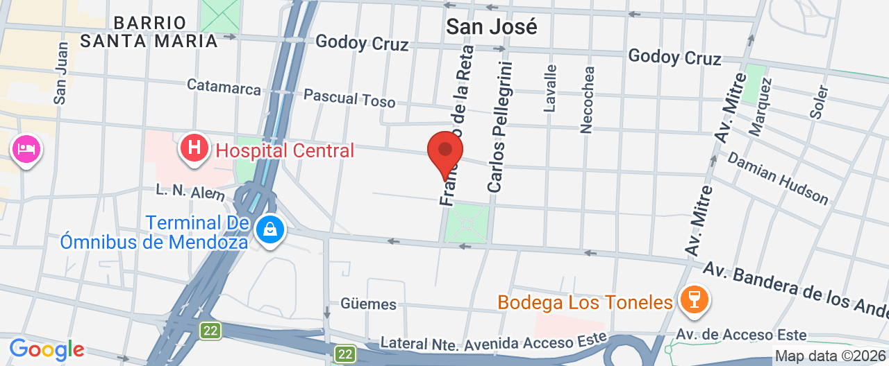 Mapa de la ubicación