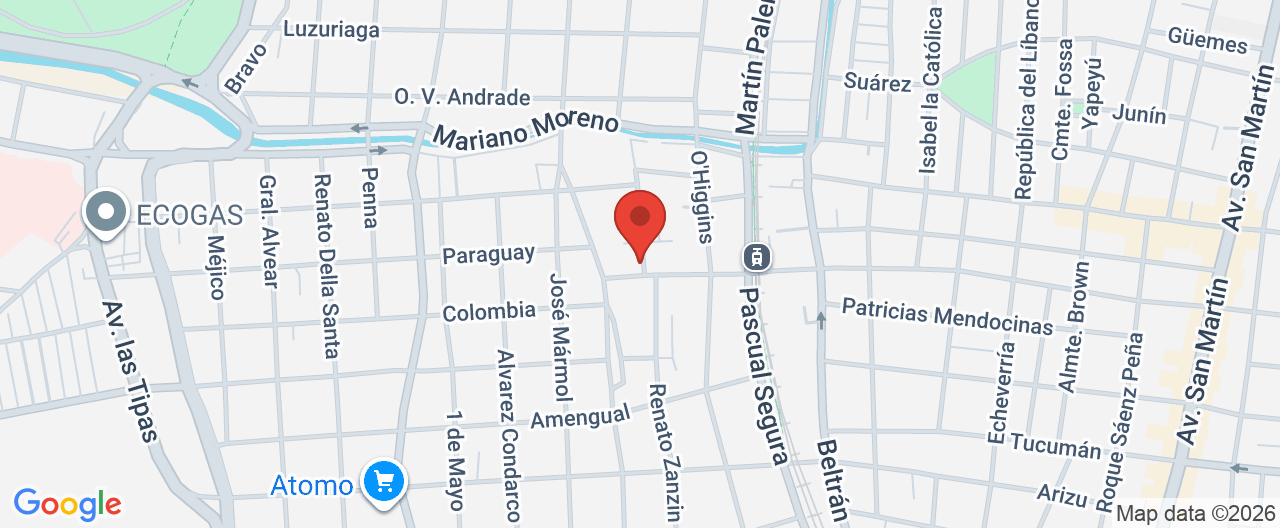Mapa de la ubicación
