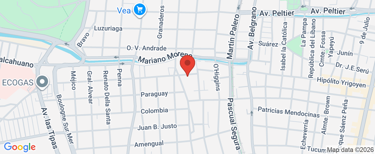 Mapa de la ubicación