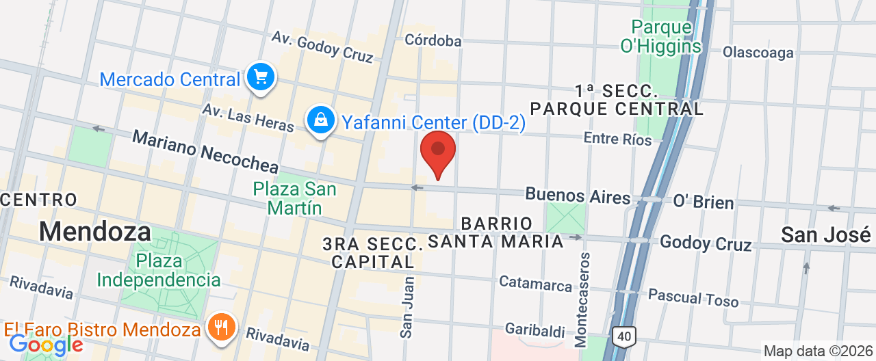 Mapa de la ubicación