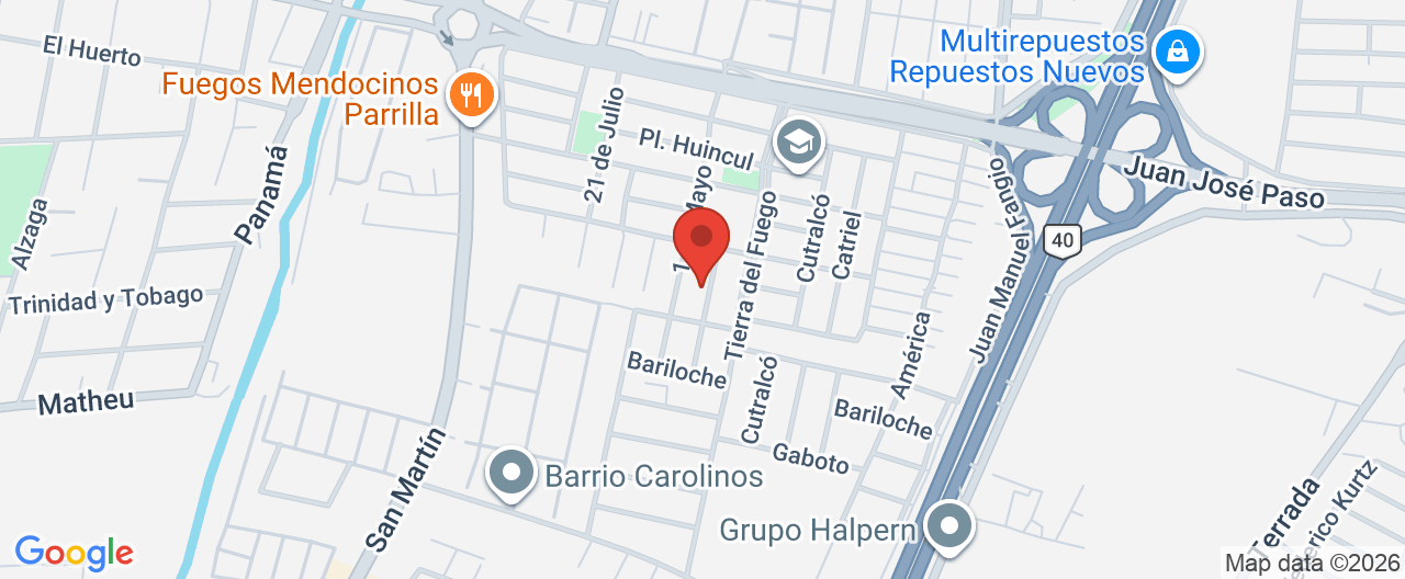 Mapa de la ubicación