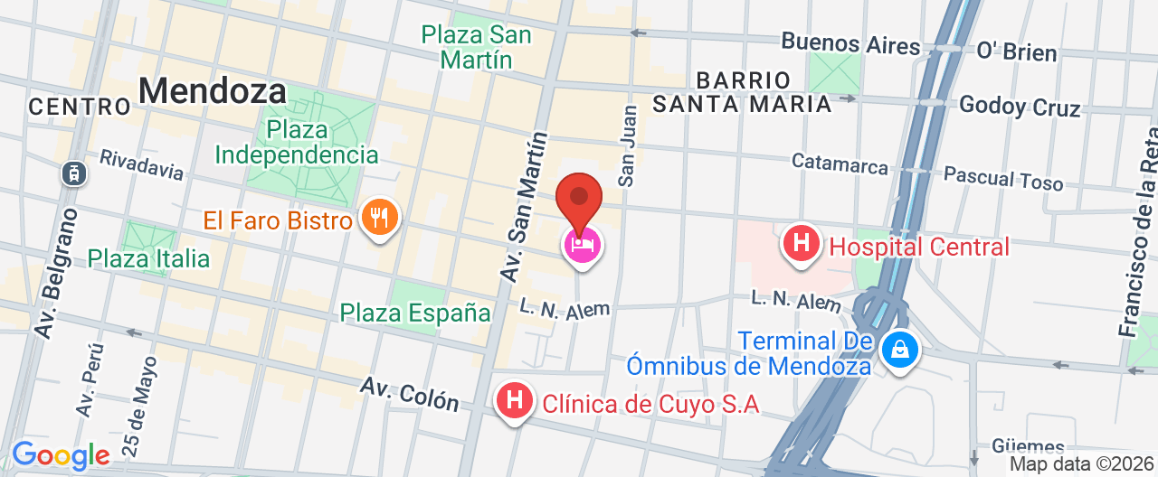Mapa de la ubicación