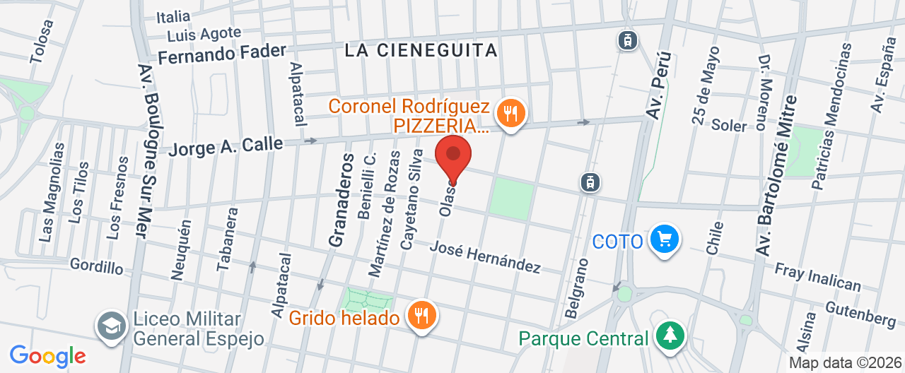 Mapa de la ubicación
