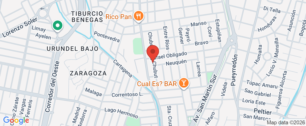 Mapa de la ubicación