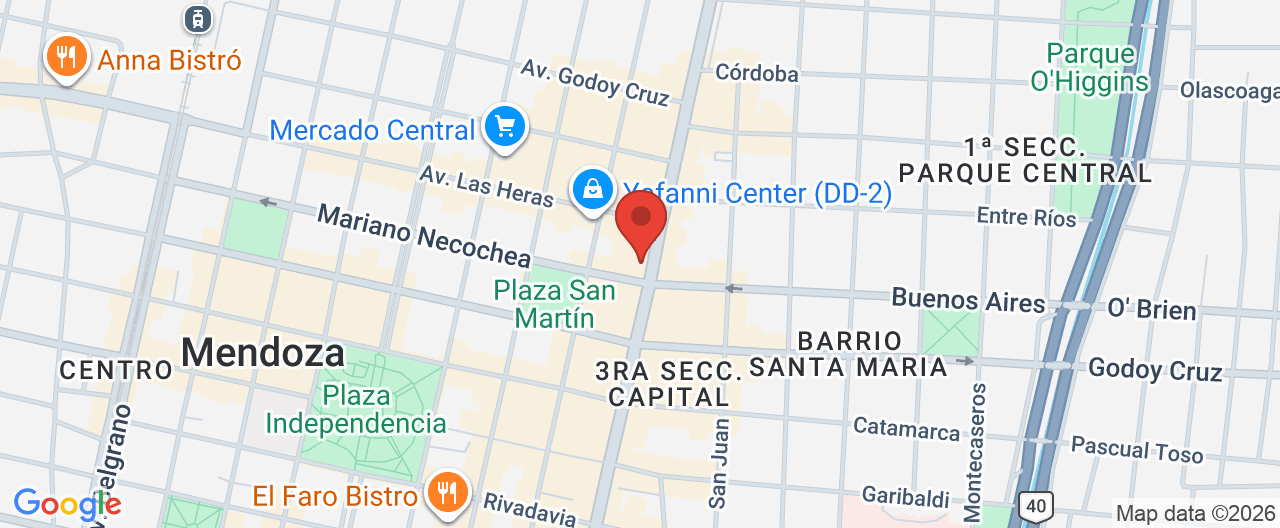 Mapa de la ubicación