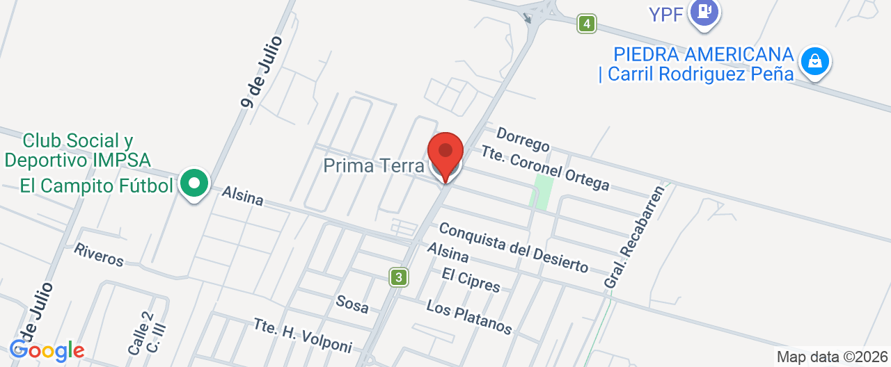 Mapa de la ubicación
