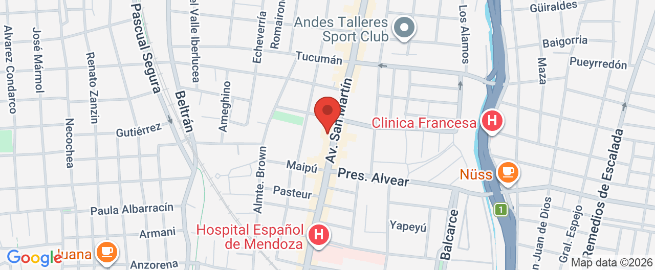 Mapa de la ubicación