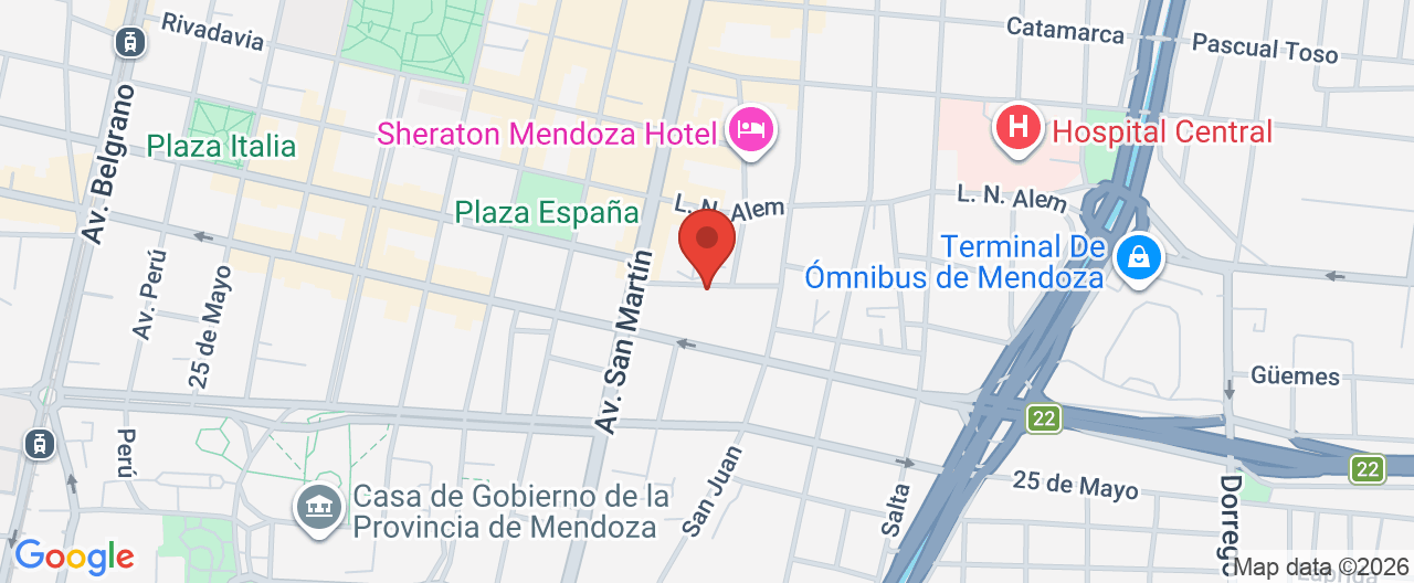 Mapa de la ubicación
