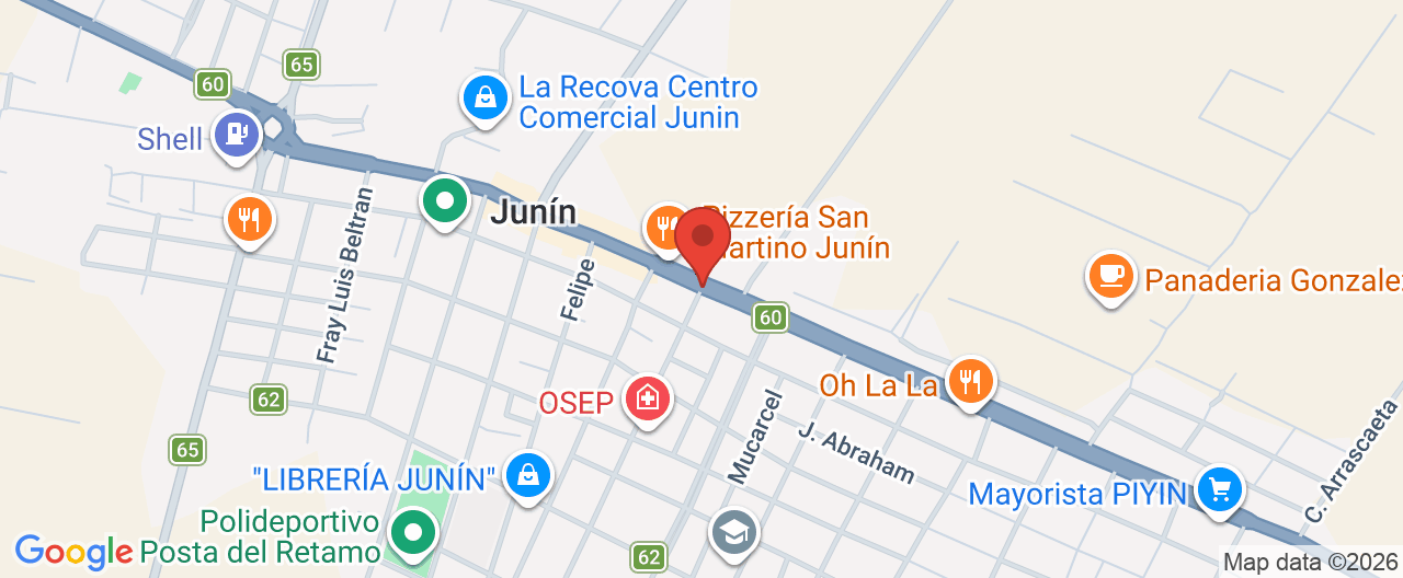 Mapa de la ubicación