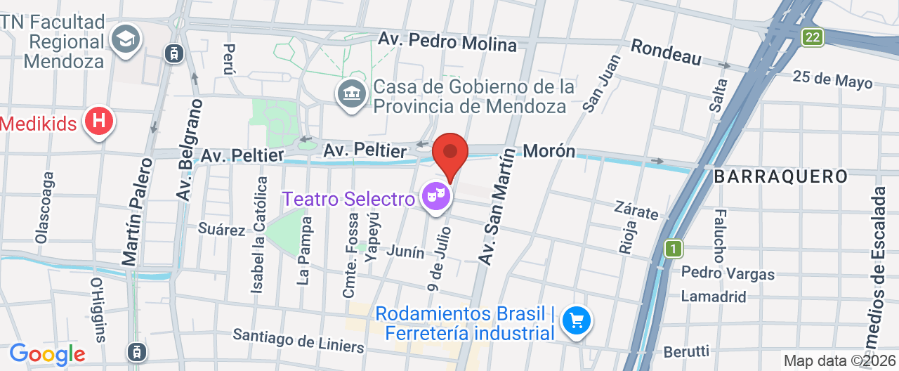 Mapa de la ubicación