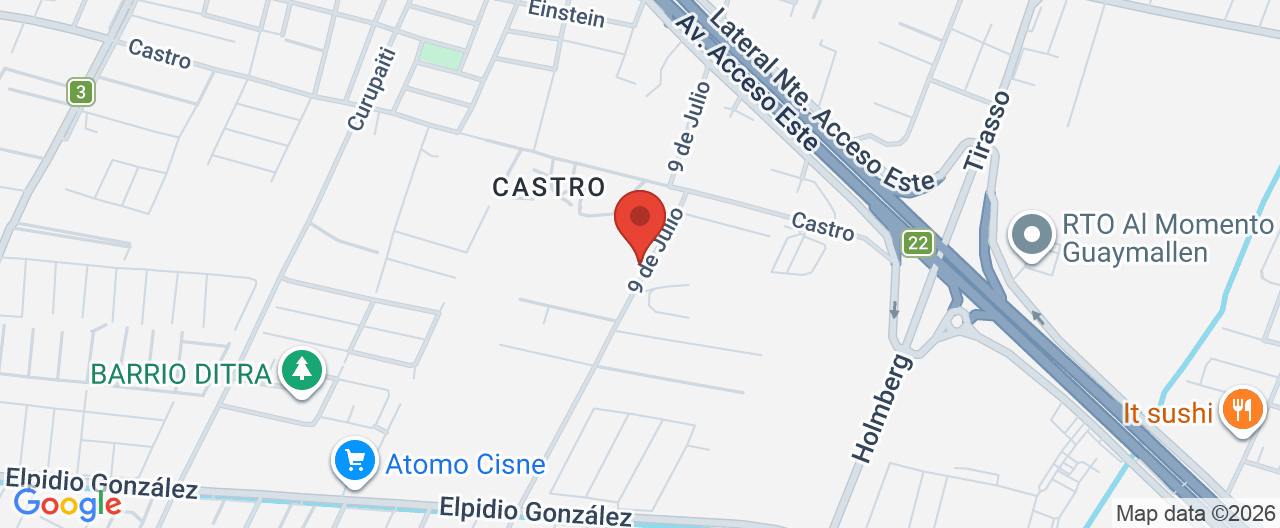 Mapa de la ubicación