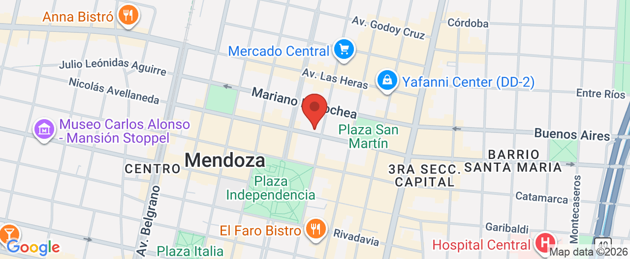 Mapa de la ubicación