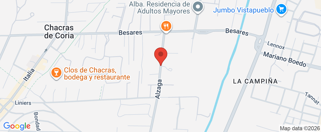 Mapa de la ubicación
