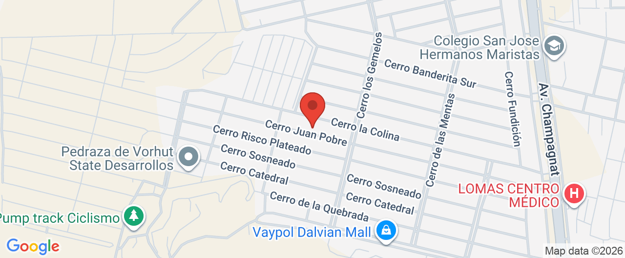 Mapa de la ubicación