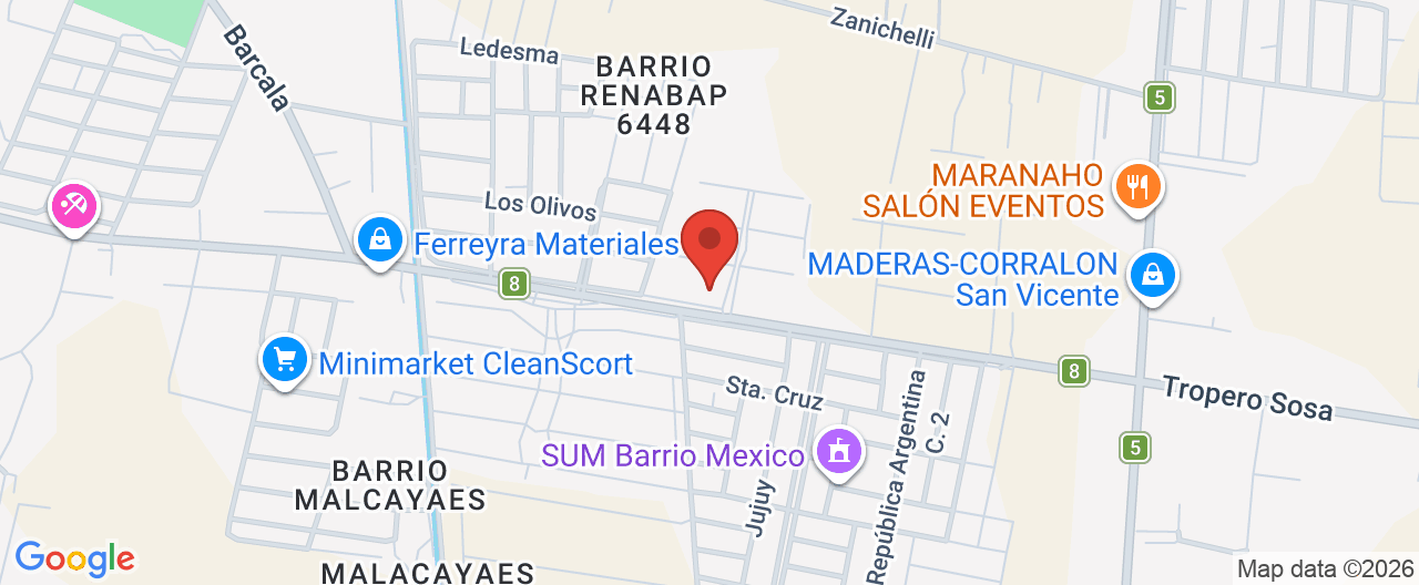 Mapa de la ubicación