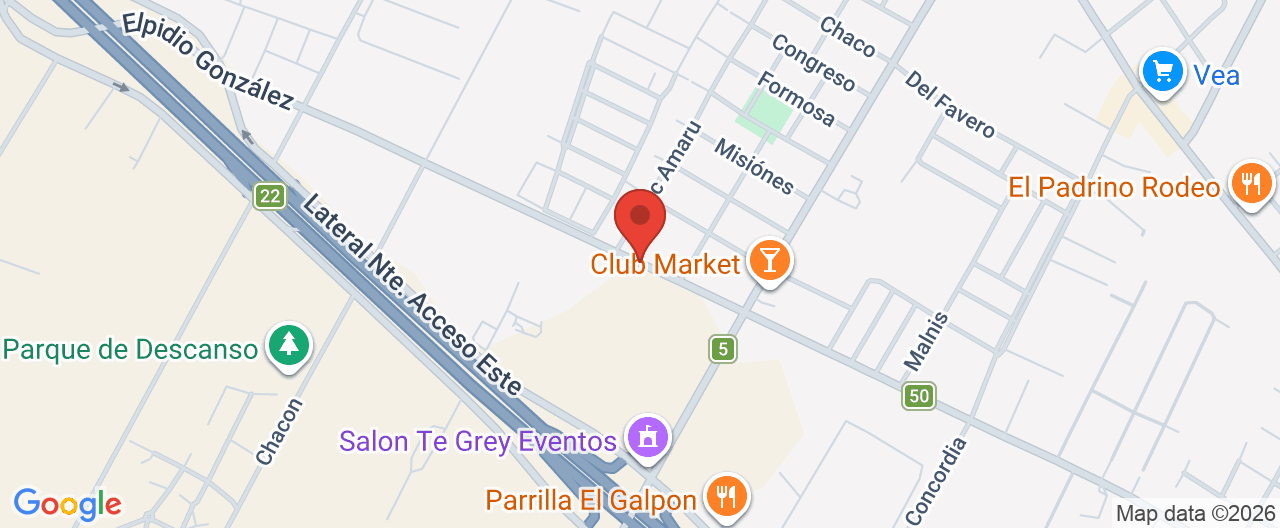 Mapa de la ubicación