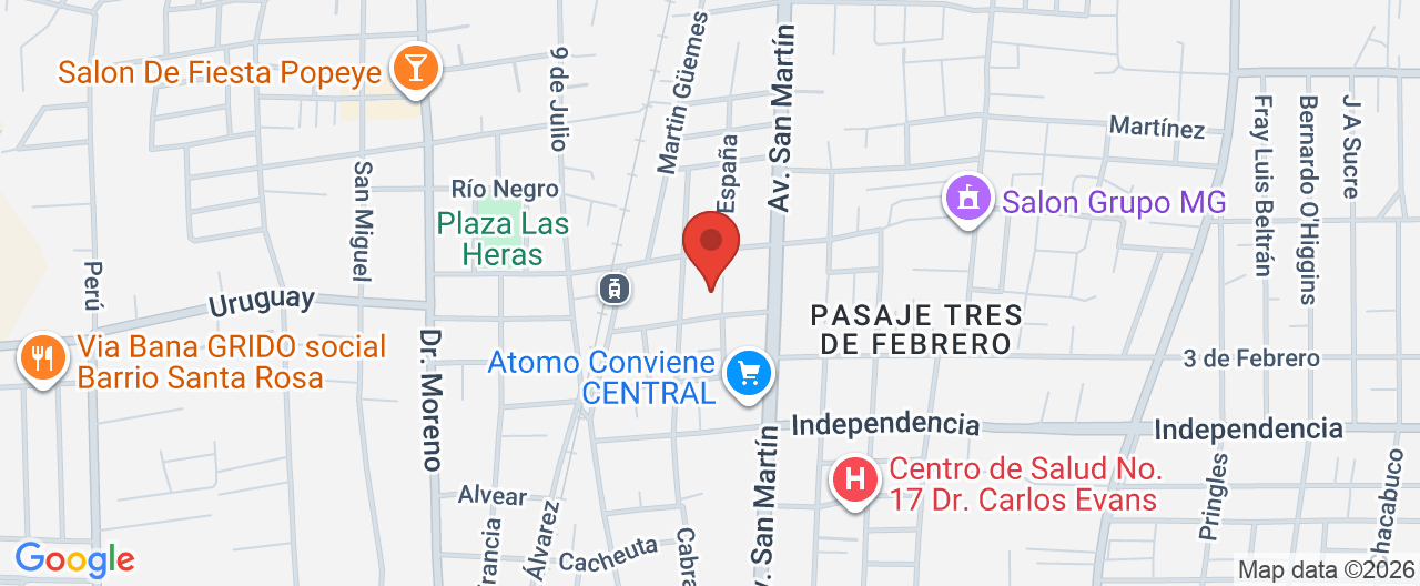 Mapa de la ubicación