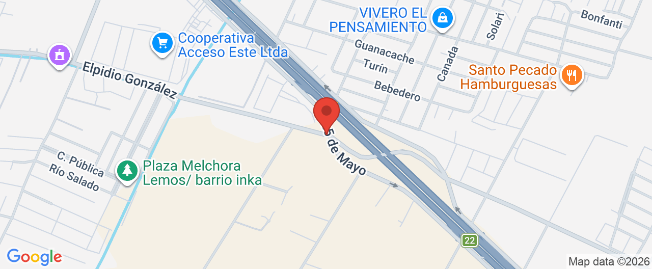Mapa de la ubicación
