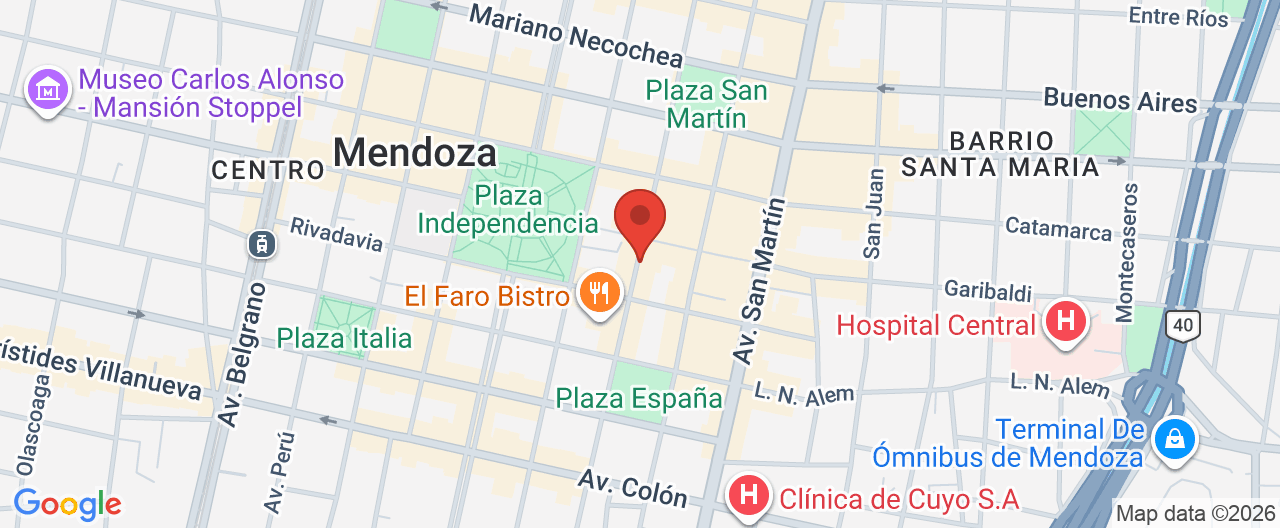 Mapa de la ubicación
