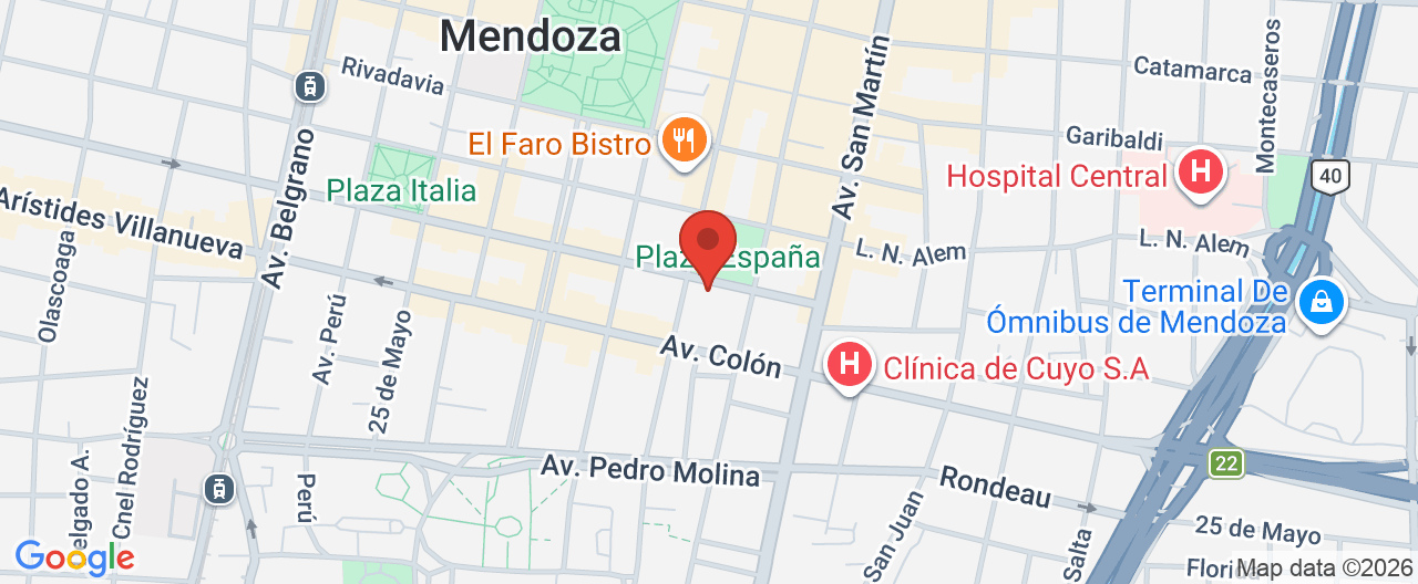 Mapa de la ubicación