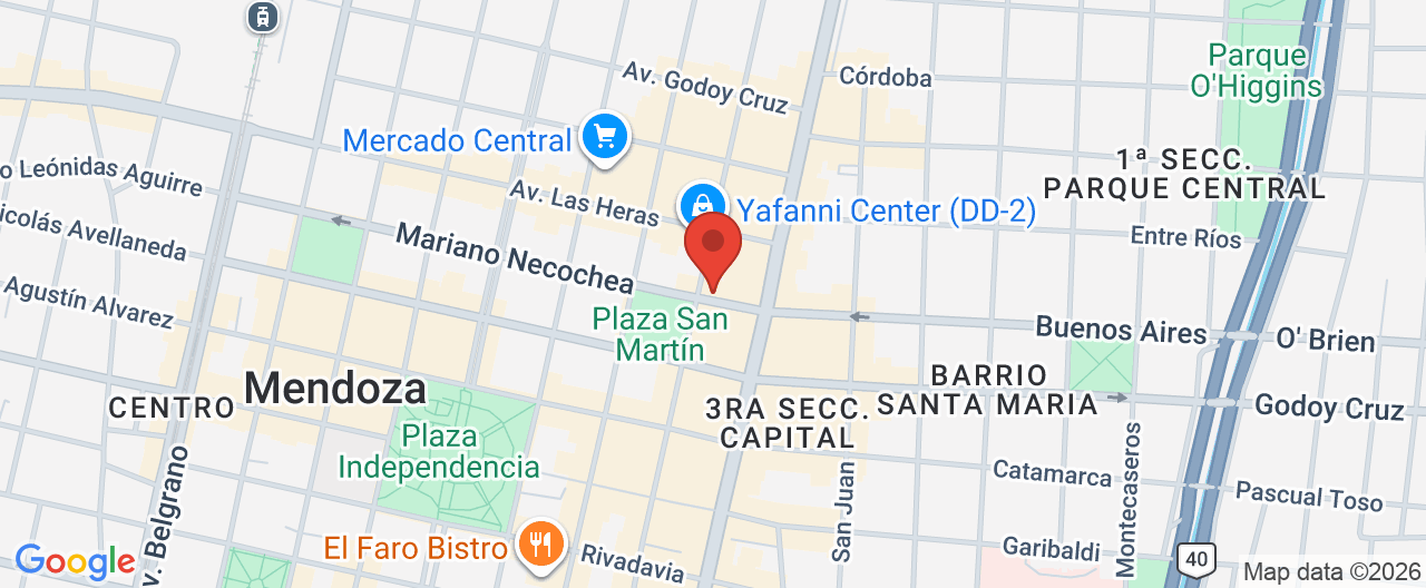 Mapa de la ubicación