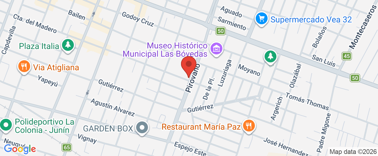Mapa de la ubicación