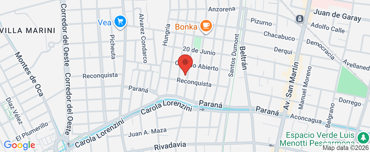 Mapa de la ubicación