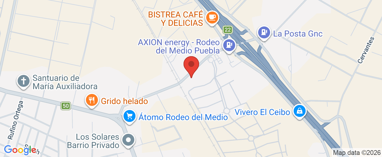 Mapa de la ubicación