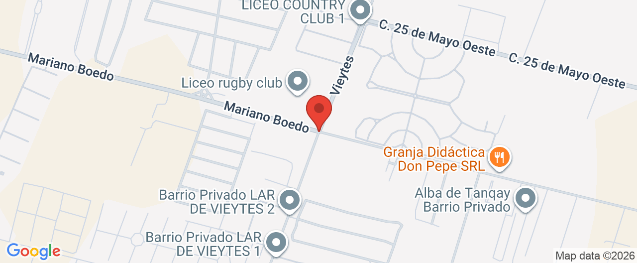 Mapa de la ubicación